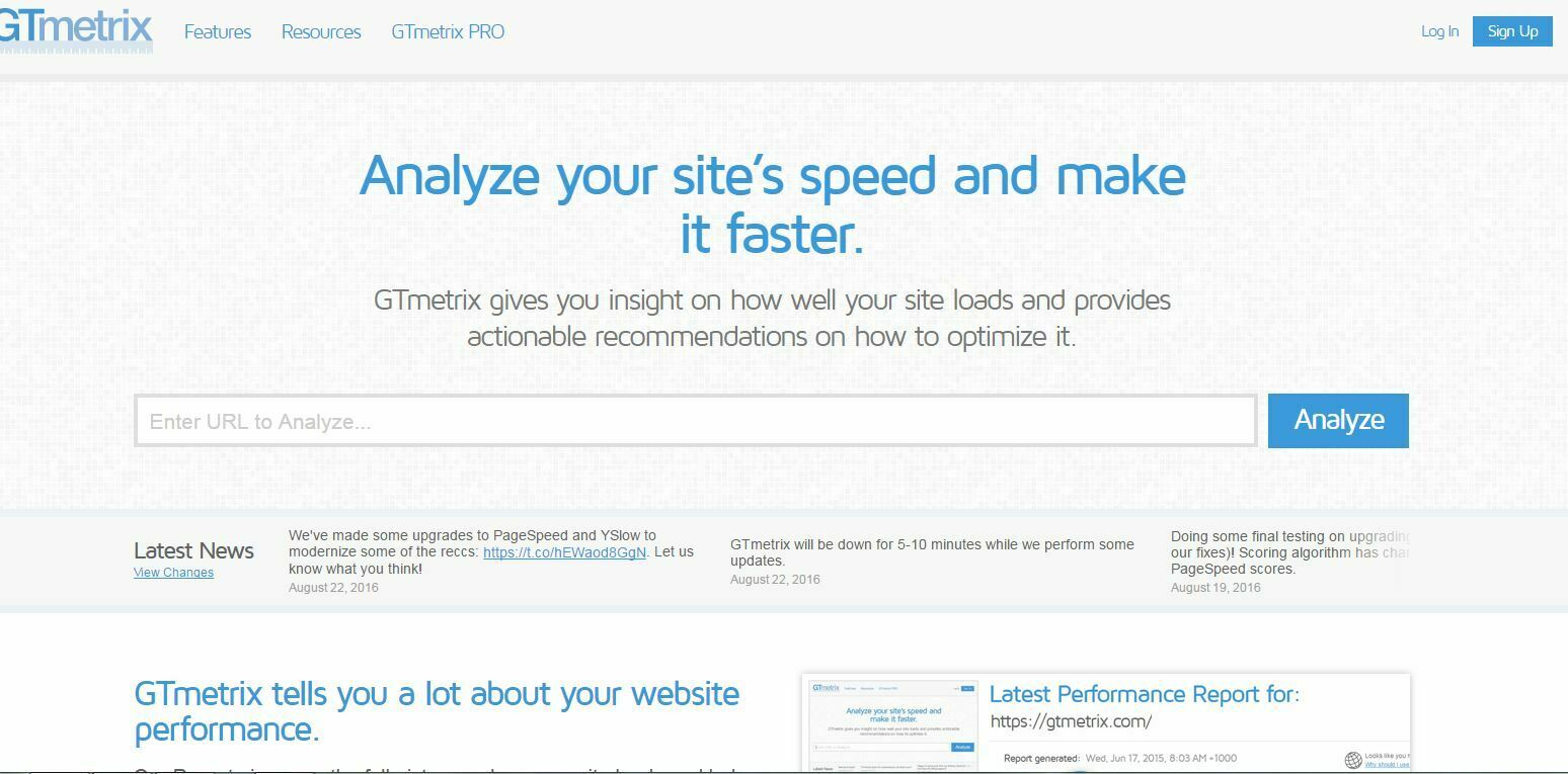 By GTmetrix Analyze your site’s speed and make it faster.