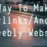 How to Create Hyperlinks in Weebly Site?