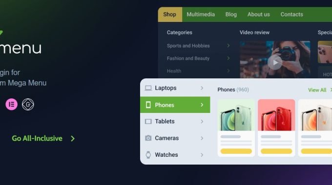 Jet Mega Menu wordpress full width dropdown menu