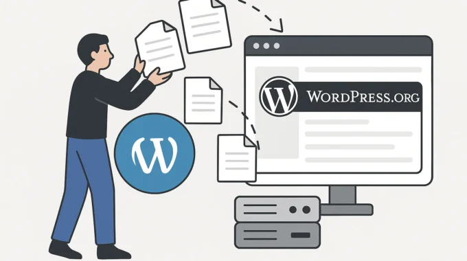 blogger migrating WordPress.com site to WordPress.org