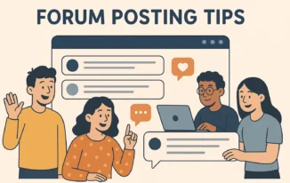 community forum posting tips and engagement guide