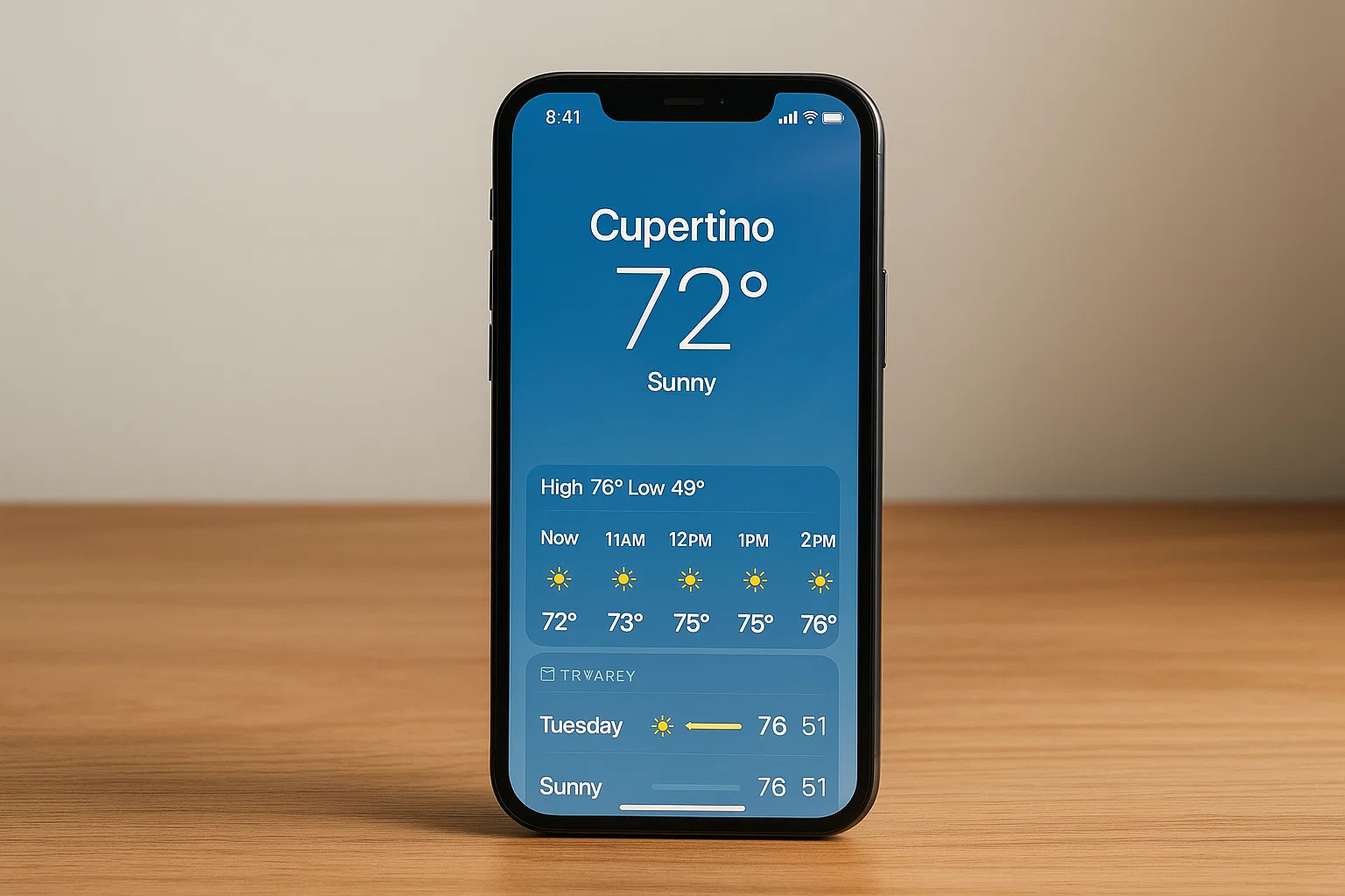 Why Does My Weather App Keep Showing Cupertino? 1 iPhone Weather app screen displaying Cupertino as default location