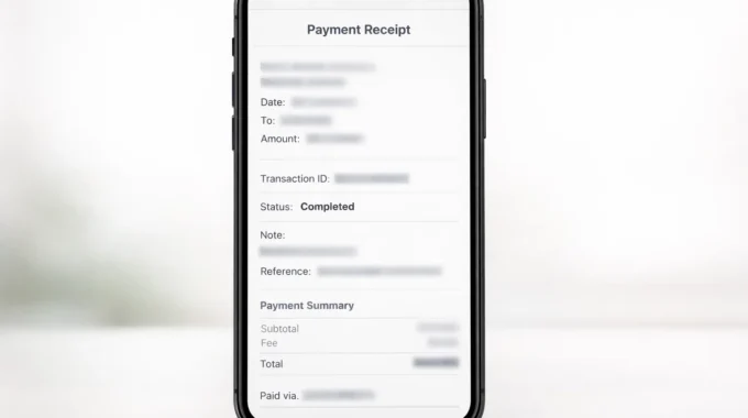 What is a web receipt on Cash App explained visually