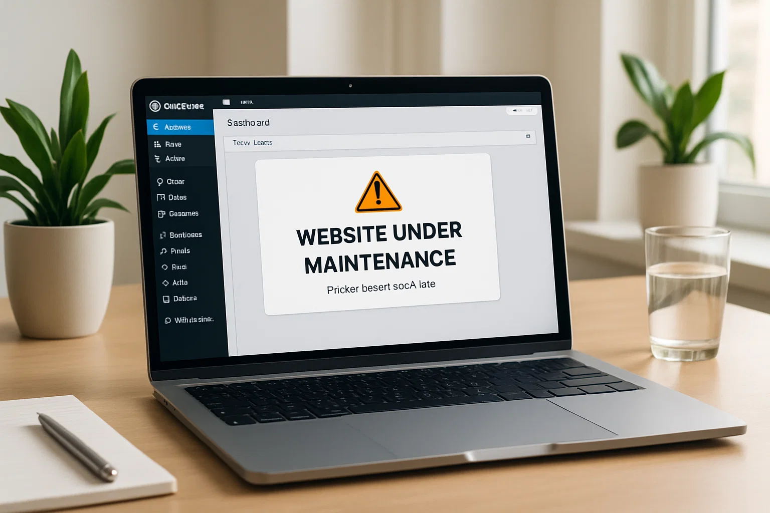 WordPress Maintenance Mode -1: Fix It Like a Pro 1 WordPress site showing maintenance mode error message