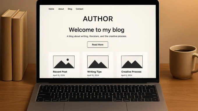 Modern WordPress themes for authors and writers
