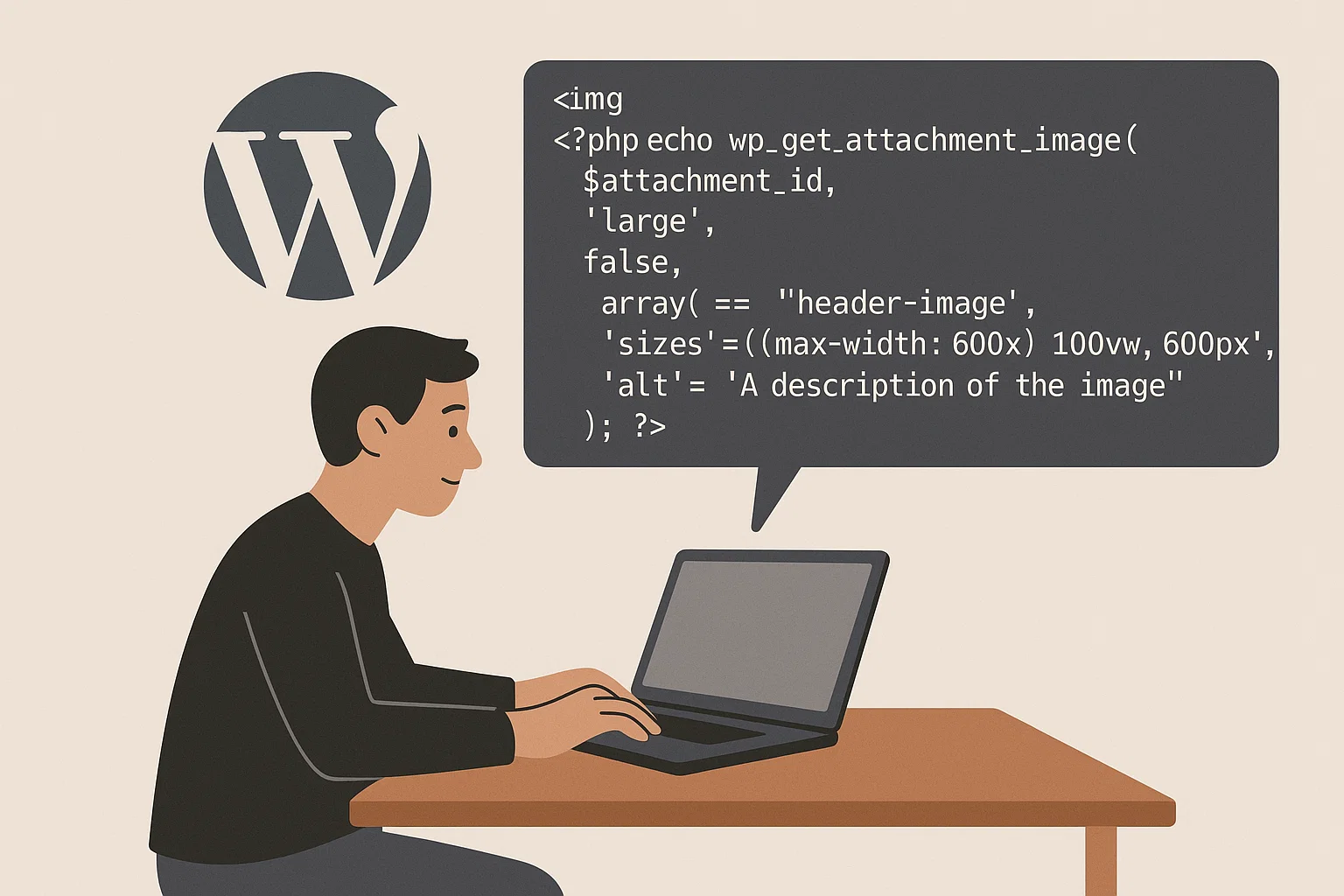 Wordpress Wp_Get_Attachment_Image: Get Images and More 1 Example usage of WordPress wp_get_attachment_image with sizes and alt