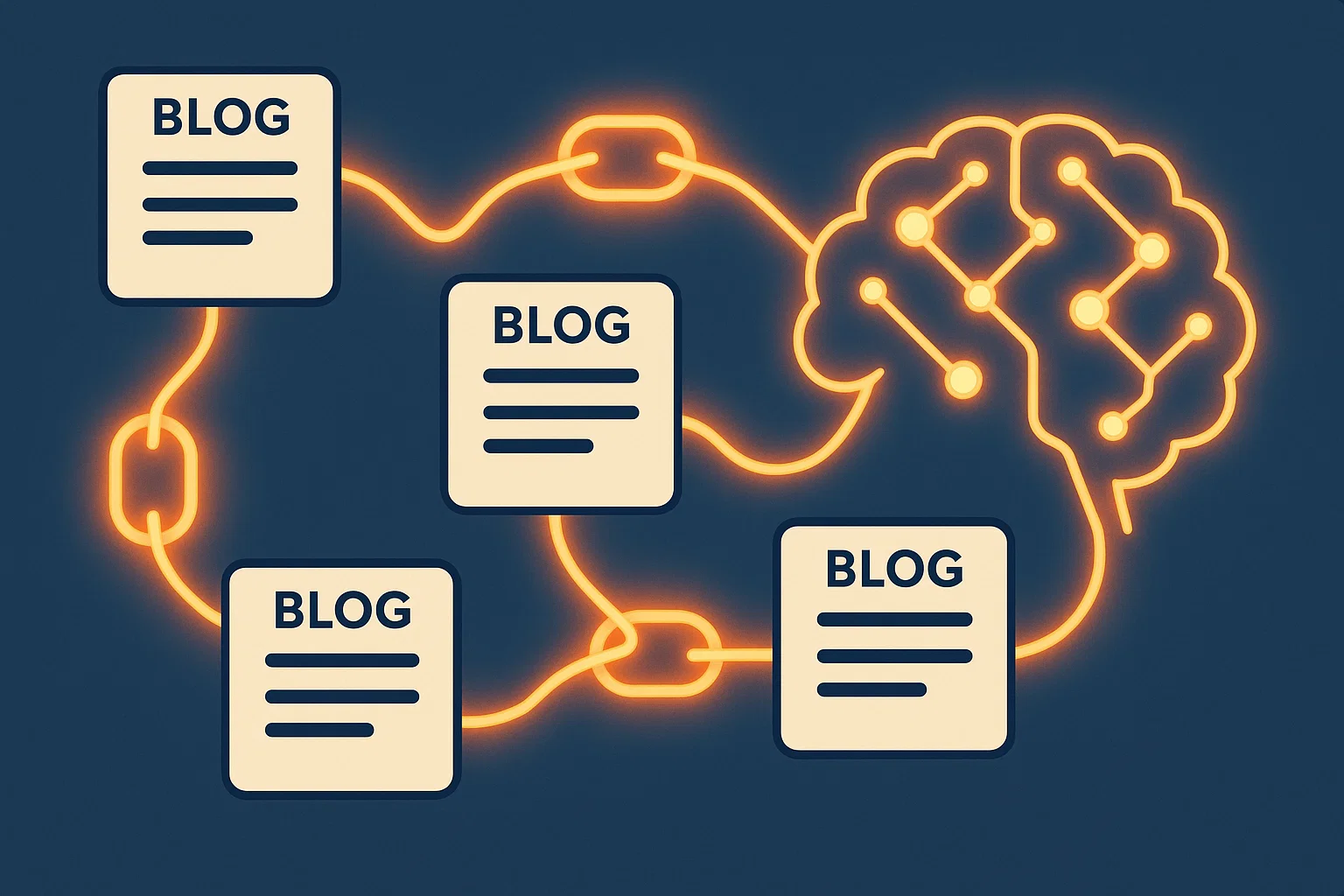 SEO Benefits on Post Interlinking (Google Psychology Explained) 1 SEO benefits of post interlinking illustrated with interconnected blog posts