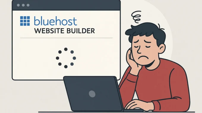 Troubleshooting Bluehost website builder loading issue