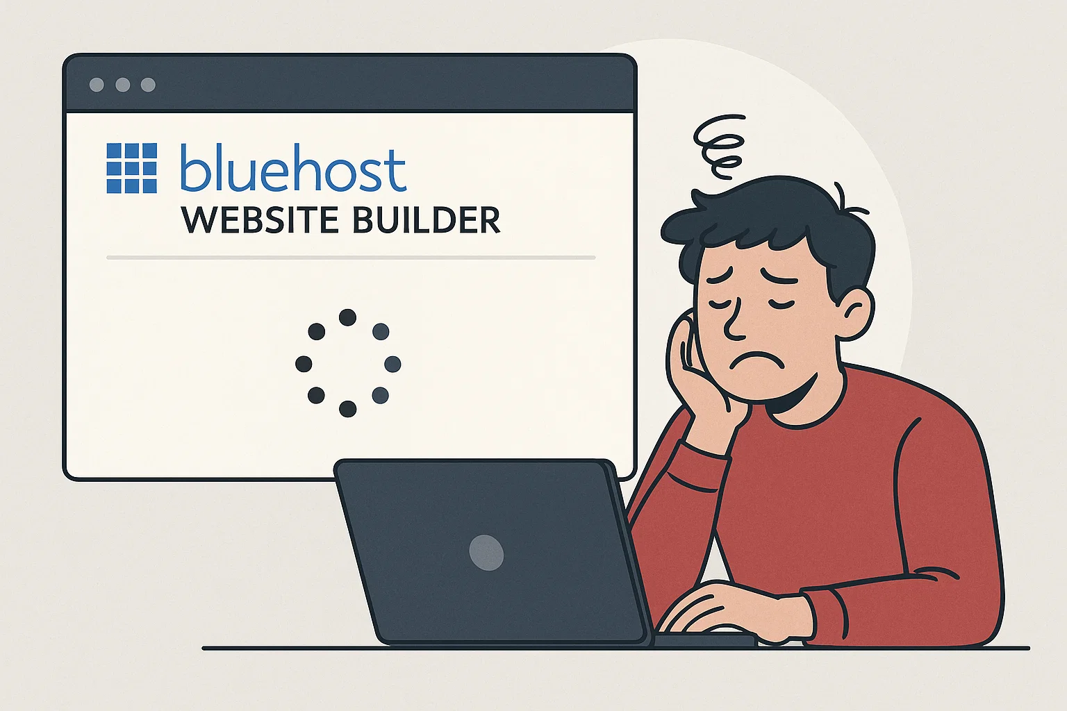 Troubleshooting Bluehost website builder loading issue