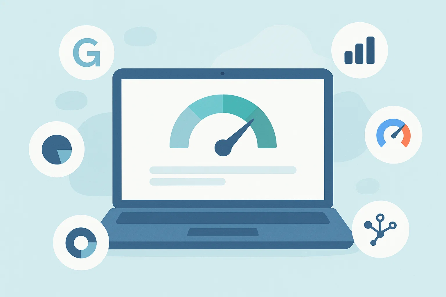 5 Free Website Speed Test Tools to Boost Performance Fast 1 Website speed test tools dashboard with performance meter