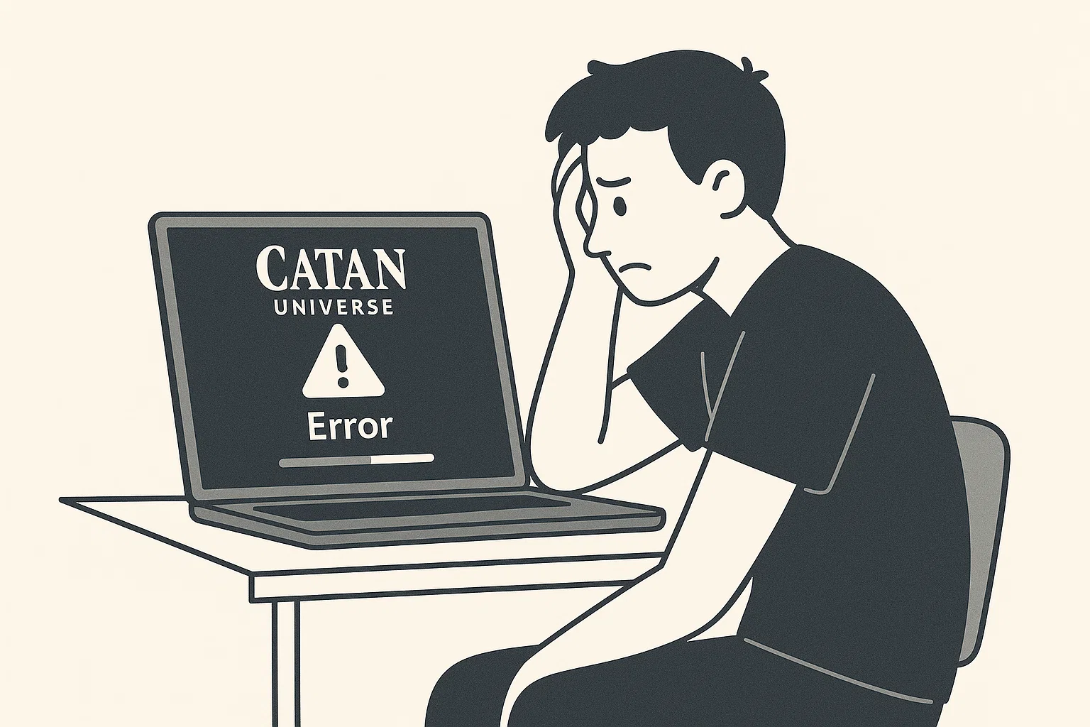 Catan Universe Not Working? Fix Login, Server Issues, and Game Crashes 1 gamer facing login error on Catan Universe game
