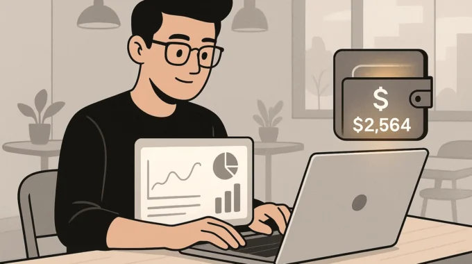 a blogger in 2025 using their blog to generate real income.