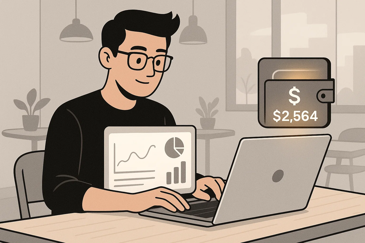 a blogger in 2025 using their blog to generate real income.