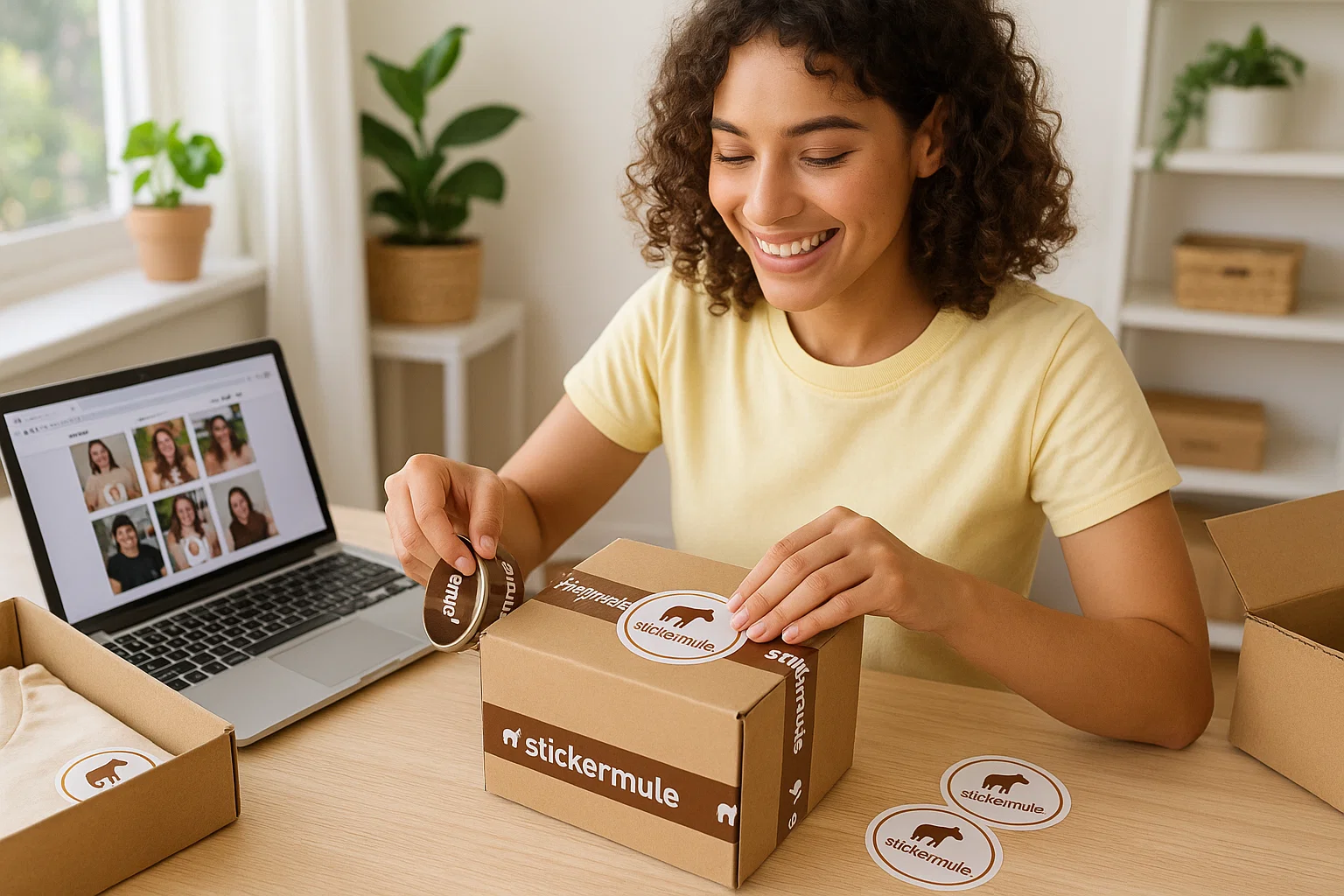 Sticker Mule Review: How This Social Media App Helps You Stand Out 4 Creator Using Sticker Mule for Social Media Branding