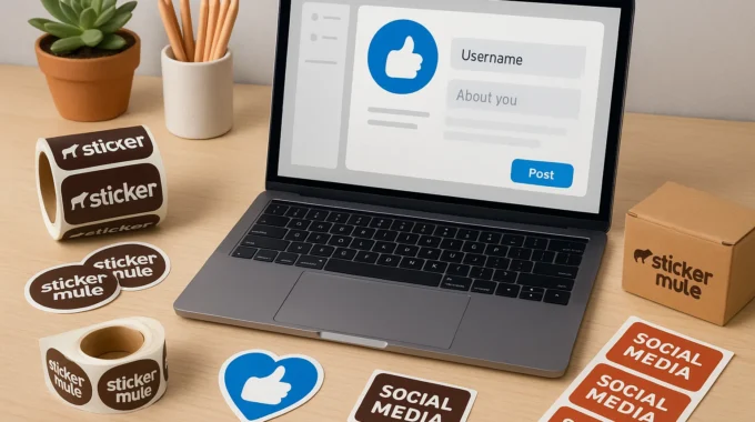 Sticker Mule products and app workspace